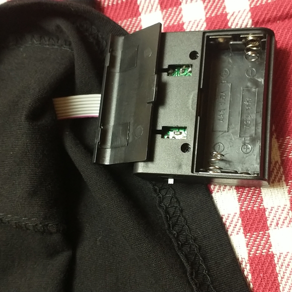 Light up T-shirt with sound side xs unisex - Picture 4 of 10